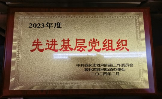 2024年2月1日，物業(yè)總公司敦化項(xiàng)目黨支部被授予“2023年度先進(jìn)基層黨組織”榮譽(yù)稱(chēng)號(hào)_副本.jpg